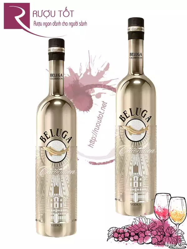 Rượu Vodka Beluga Celebration 1000ml