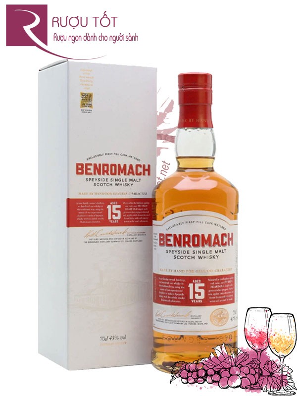 Rượu Benromach 15 Years Old Scotch Whisky
