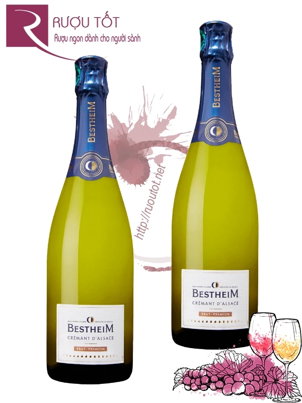 Rượu vang Bestheim Cremant Dalsace Brut Premium