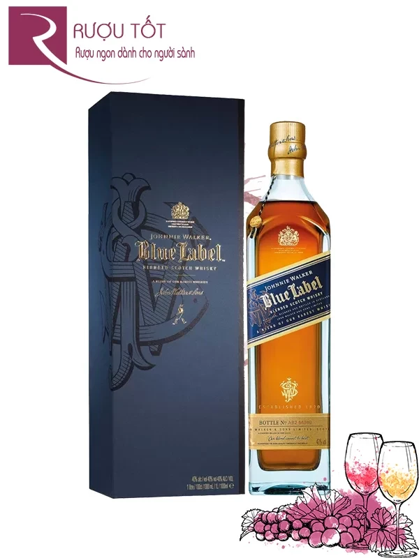 Giá rượu Blue Label 1 lít Johnnie Walker