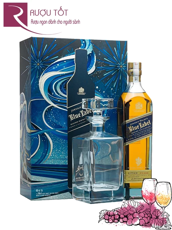 Rượu Johnnie Walker Blue Label Hộp Quà 2025