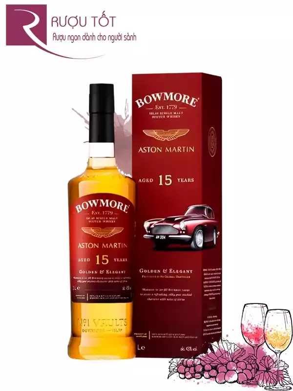 Rượu Bowmore Aston Martin 15