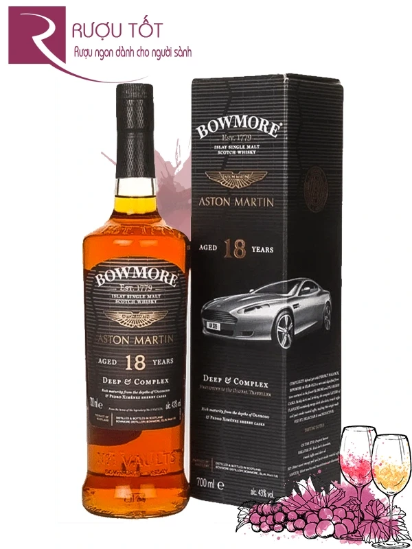 Rượu Bowmore Aston Martin 18 Deep & Complex