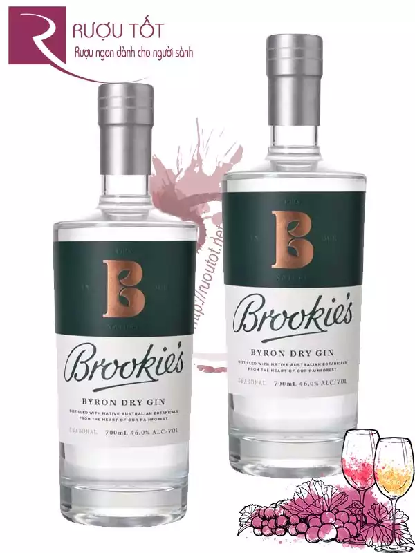 Rượu Brookie's Byron Dry Gin