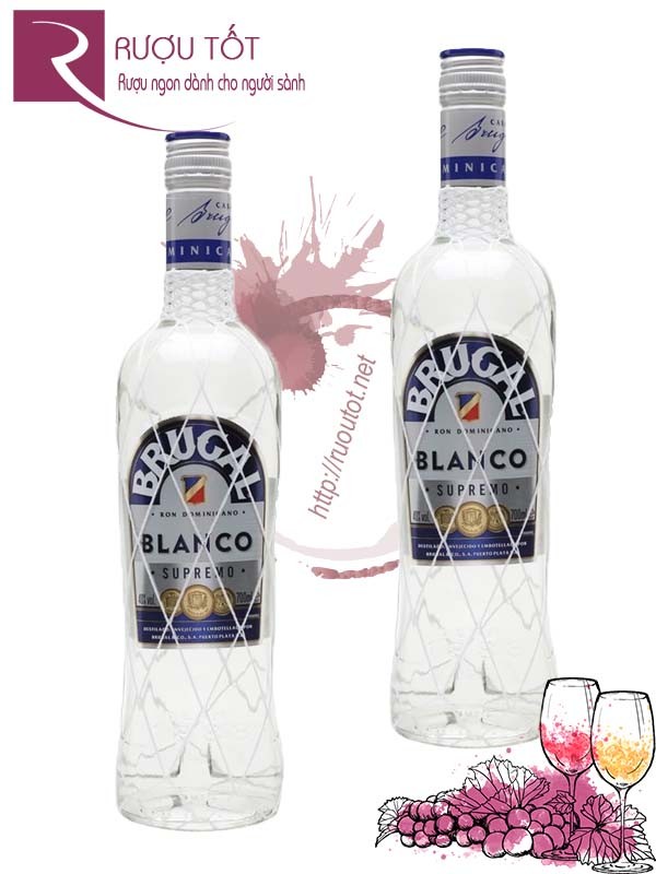 Rượu Rum Brugal Blanco Supremo - white rum