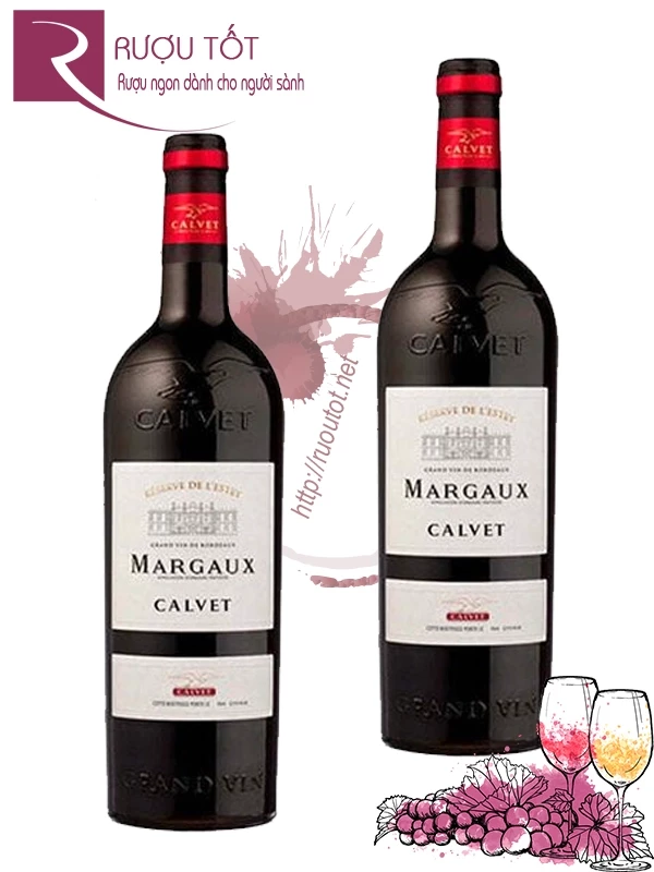 Rượu vang Calvet Margaux Reserve De Lestey