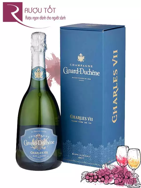 Rượu Champagne Canard Duchene Charles VII Blanc De Blanc