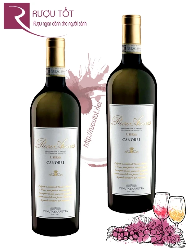 Rượu vang Tenuta Carretta Canorei Roero Arneis Riserva DOCG