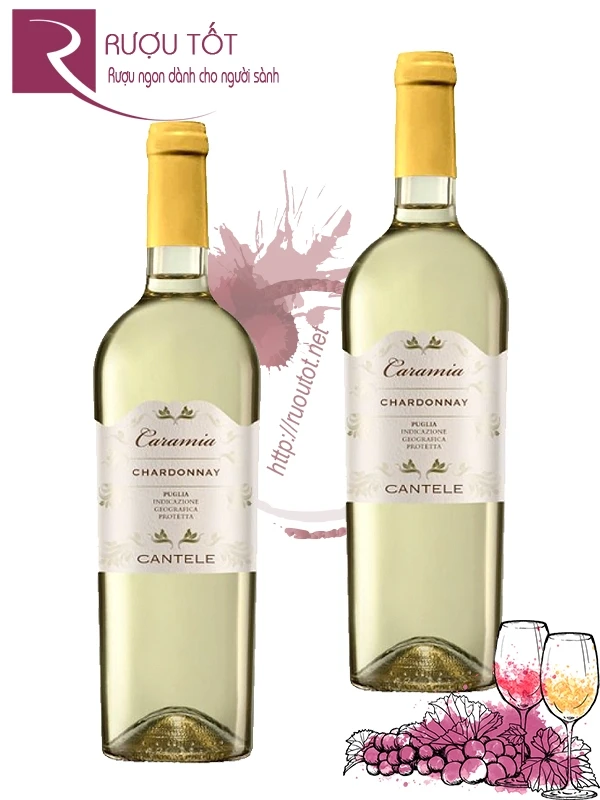 Rượu vang Caramia Chardonnay Puglia IGP