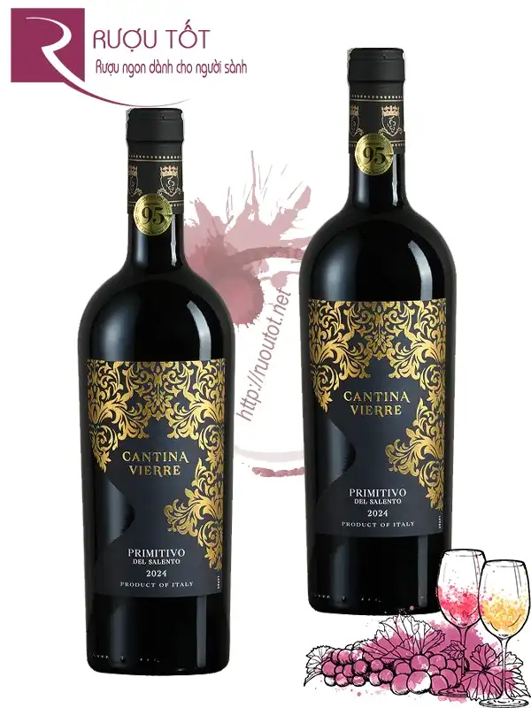 Rượu Vang Ý Cantina Vierre Primitivo Del Salento IGT