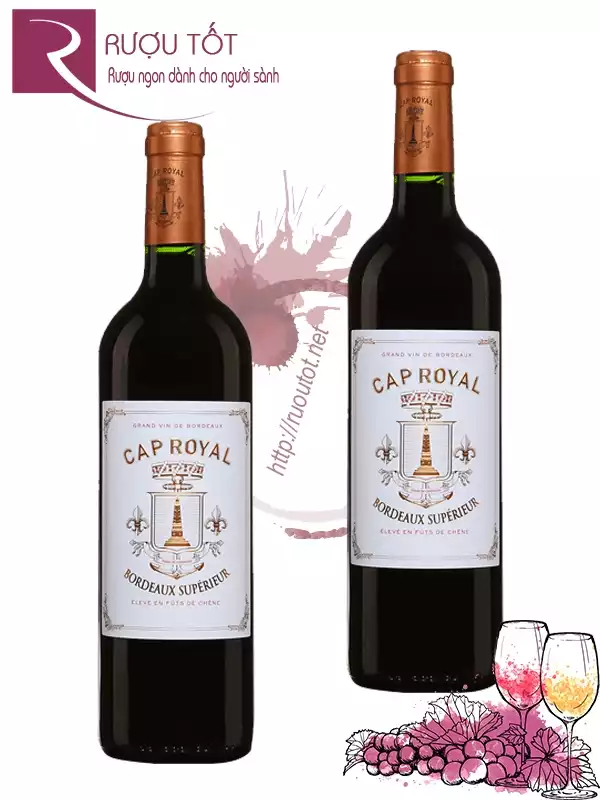 Vang Pháp Cap Royal Bordeaux Superieur