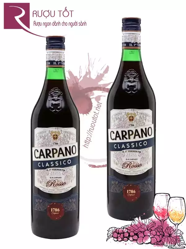 Rượu Vermouth Carpano Classico Rosso