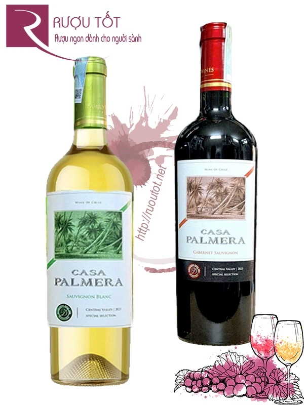 Rượu vang Casa Palmera Red – White