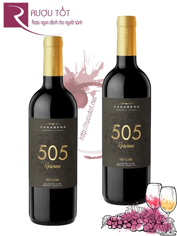 Vang đỏ Casarena 505 Reserva Blend 14%