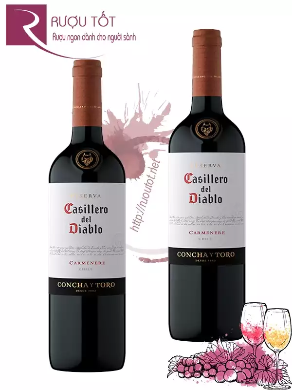 Vang Chile Casillero Del Diablo Carmenere Concha Y Toro