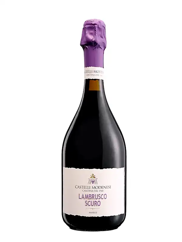 Vang nổ Castelli Modenesi Lambrusco Scuro Amabile Emilia IGT