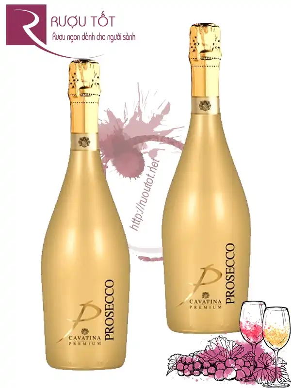 Rượu vang Cavatina Premium Prosecco 11%