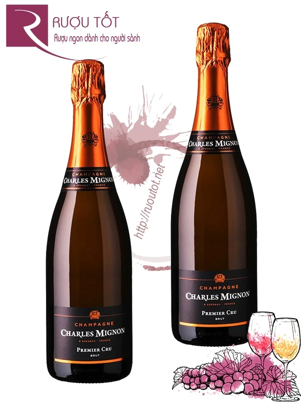 Rượu Champagne Charles Mignon Premier Cru Brut Premium Reserve