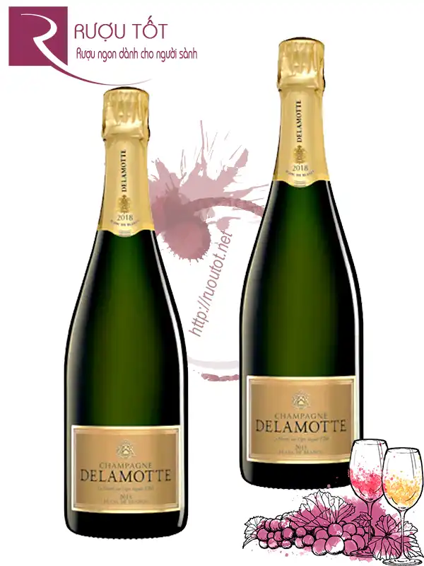 Rượu Champagne Delamotte Blanc de Blancs Vintage