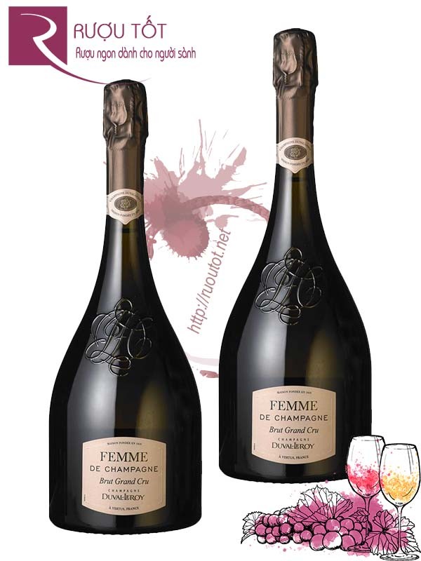 Rượu Champagne Duval Leroy Femme Brut Grand Cru