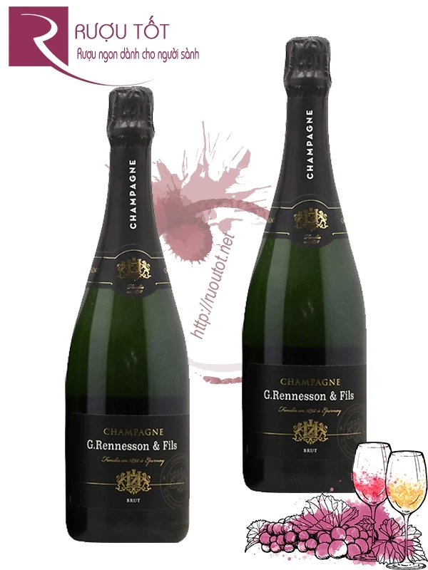 Rượu Champagne G.Rennesson Et Fils Brut 12%