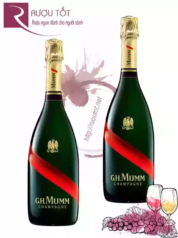 Rượu Champagne GH Mumm Grand Cordon