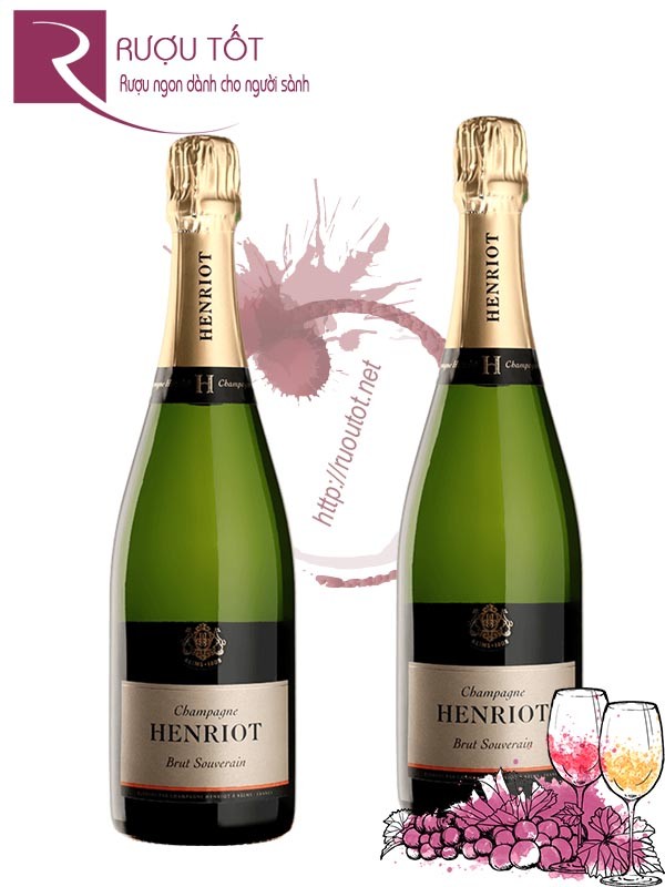 Rượu Champagne Henriot Brut Souverain