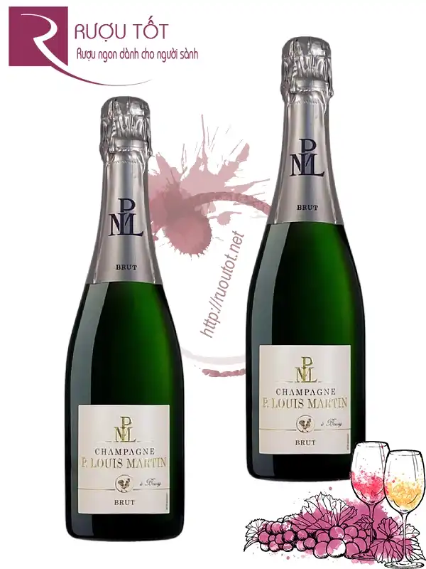 Rượu Champagne P. Louis Martin Brut 750ml 12% Pháp