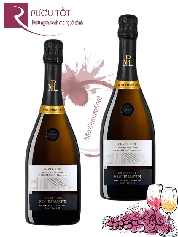 Rượu Champagne P. Louis Martin Brut Nature Cuvée Line 12% 750ml