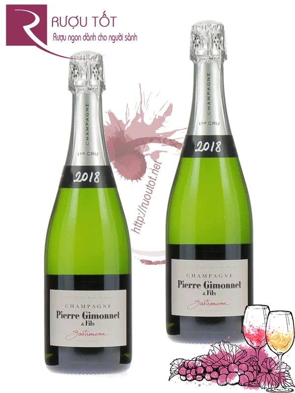 Rượu Champagne Pierre Gimonnet Gastronome 2018