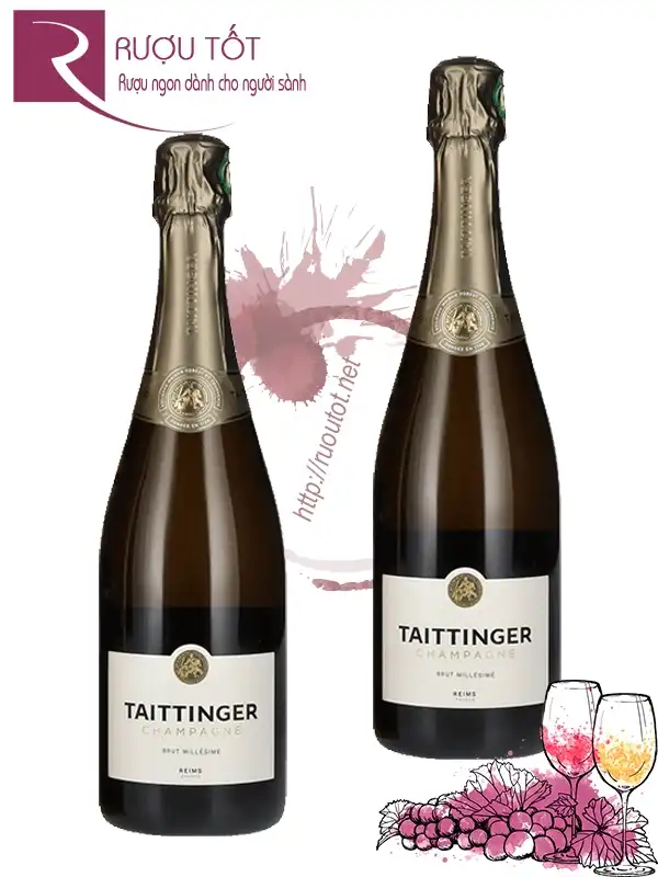 Rượu Champagne Taittinger Brut Millesime