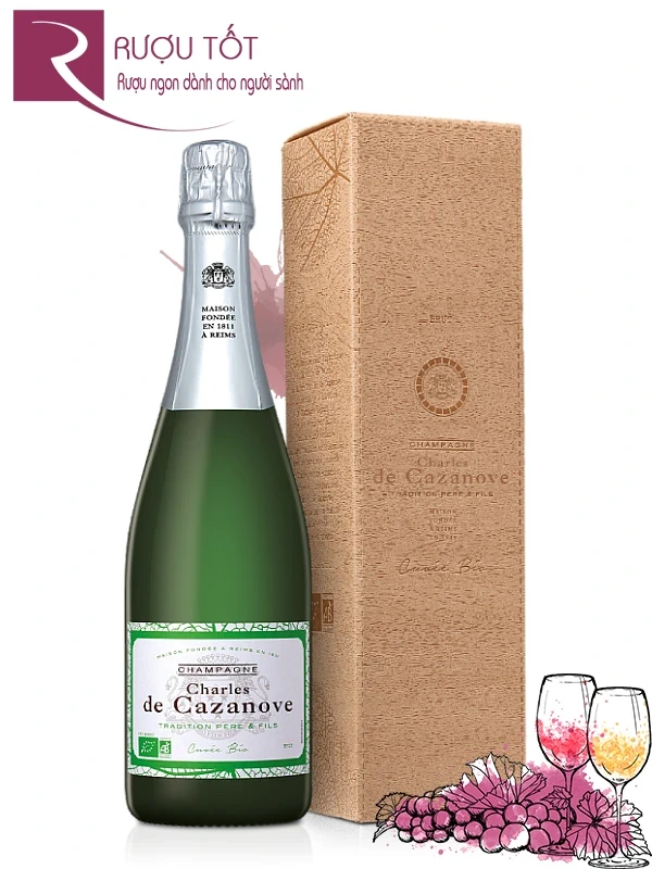 Rượu Charles de Cazanove Cuvee Bio Limited Edition