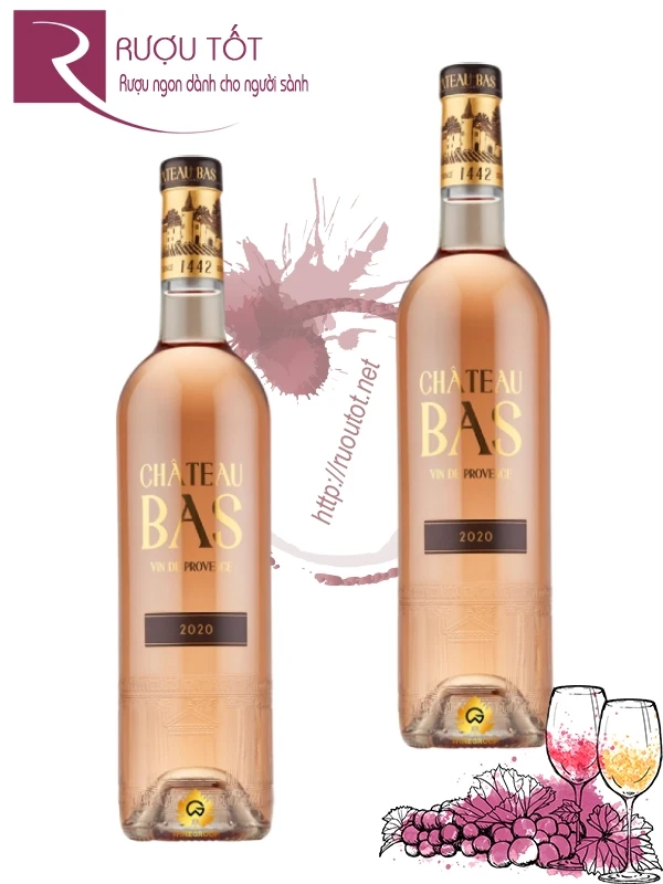 Rượu Château Bas Bio Wine 12,5% 750ml Pháp