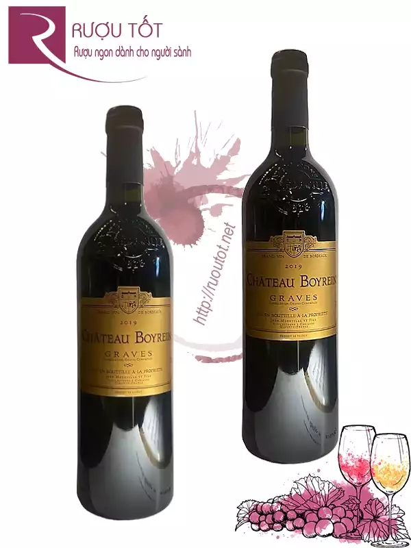 Rượu Vang Chateau Boyrein Graves