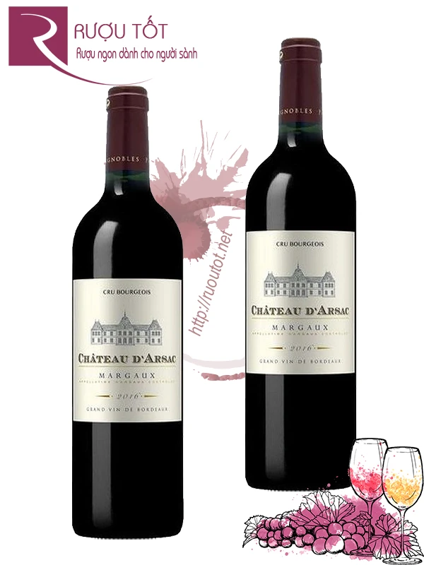 Vang Pháp Chateau D'Arsac Margaux Cru Bourgeois