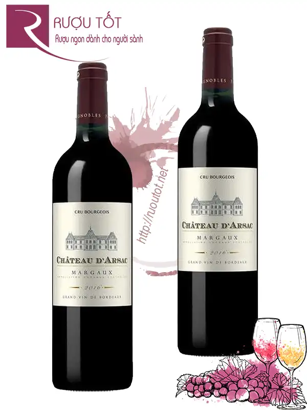 Vang Pháp Chateau D'Arsac Margaux Cru Bourgeois