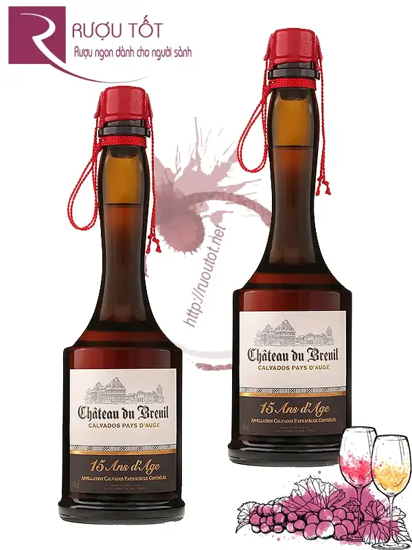 Rựu Táo Chateau du Breuil 15 Ans d'Age Calvados 41%
