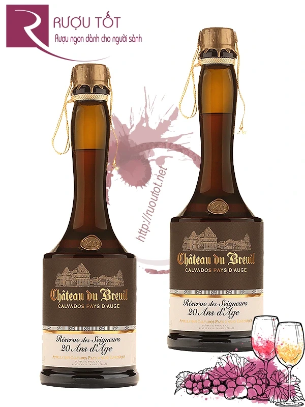 Rượu Chateau du Breuil Reserve des Seigneurs 20 Ans d'Age XO