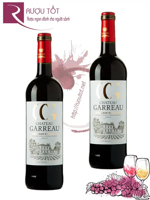 Rượu Chateau Garreau Bordeaux Supérieur 14,5% 750ml