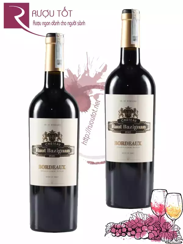 Rượu vang Chateau Haut Bazignan Bordeaux