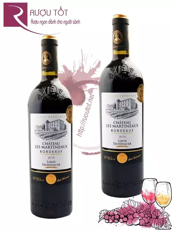 Rượu Vang Chateau Les Martineaux Bordeaux