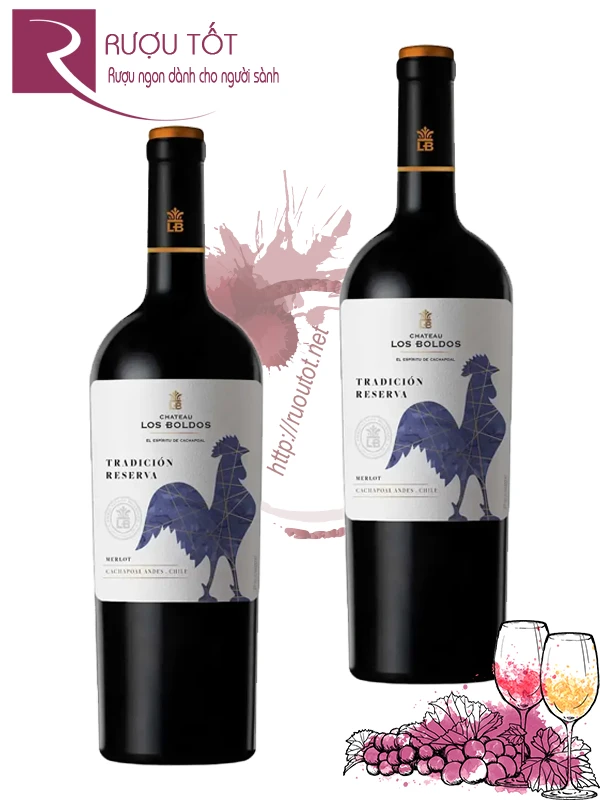 Rượu Vang Chateau Los Boldos Tradition Reserve Merlot