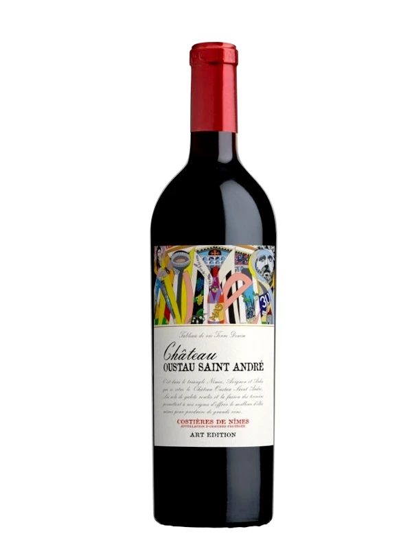 Rượu Chateau Oustau Saint Andre Costieres de Nimes Art Edition