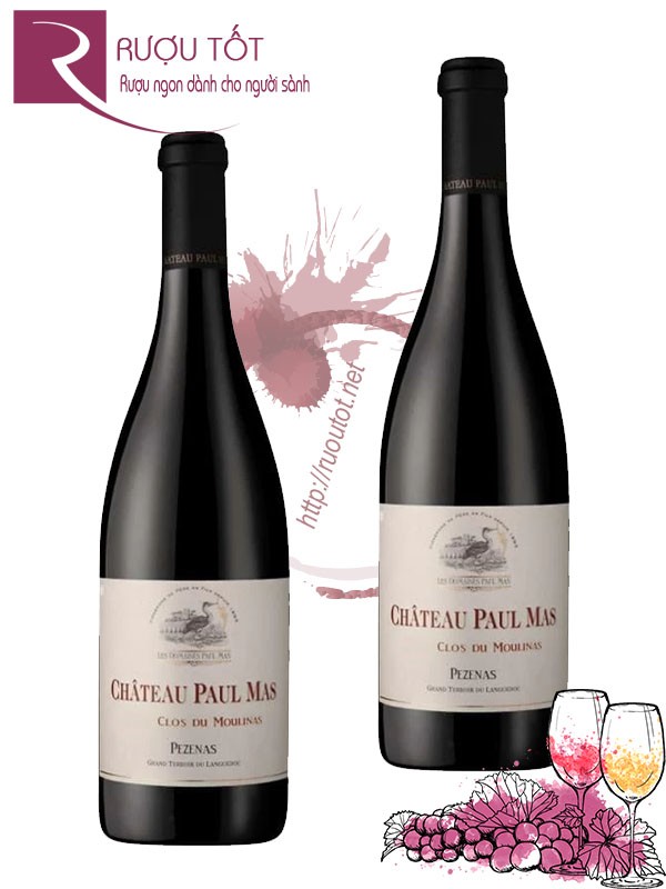 Rượu vang Chateau Paul Mas Clos Moulinas Pezenas