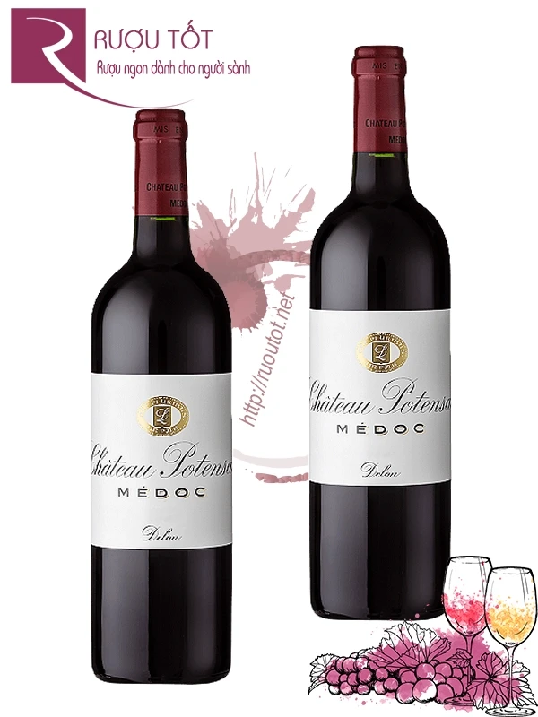 Vang Pháp Chateau Potensac Medoc Delon