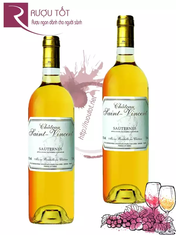 Rượu vang Chateau Saint Vincent Sauternes AOC