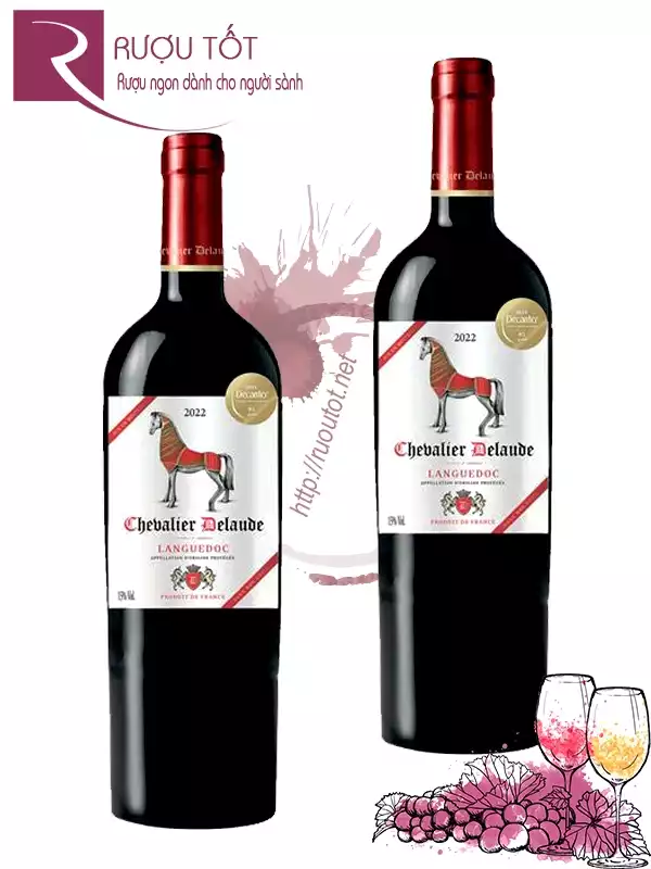 Vang Pháp Chevalier Delaude Languedoc