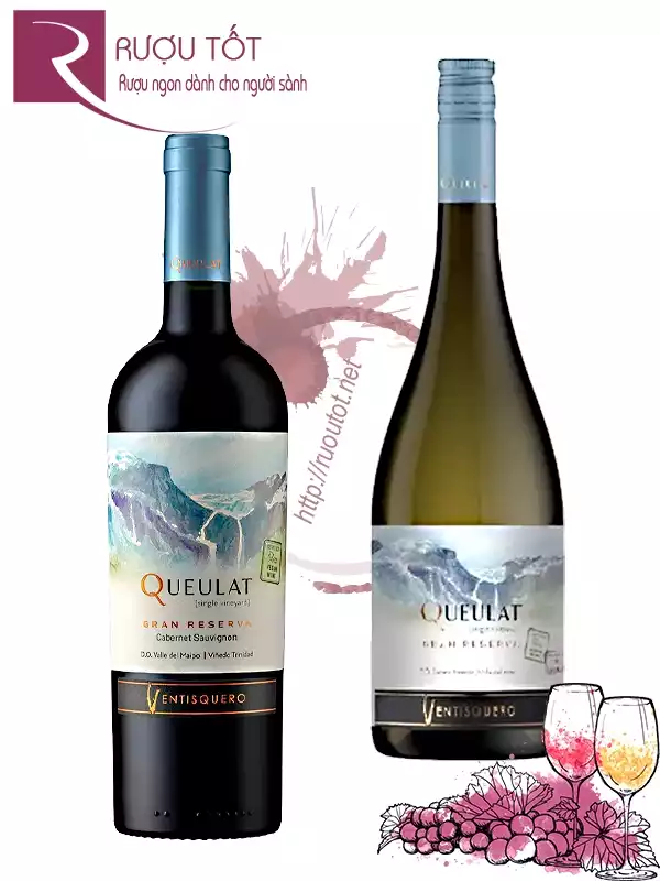 Vang Chile Queulat Gran Reserva Red - White