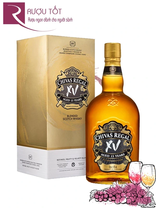 Rượu Chivas 15 1L Blended Scotch Whisky