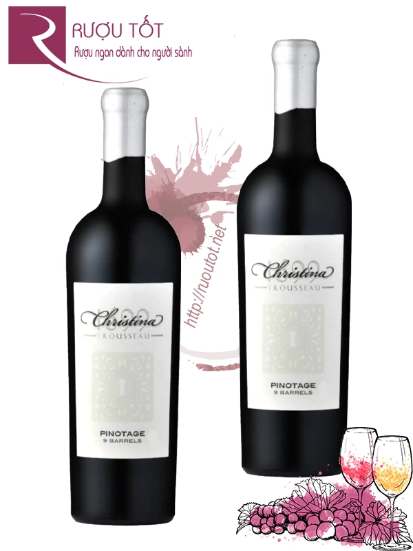 Rượu vang Christina Trousseau 9 Barrela Pinotage